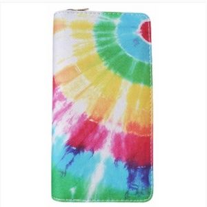 NWT Retro Tie Dye Fun Wallet!